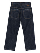 Jeans per bambino Paolo Pecora Kids blu con design cinque tasche - Rubino Kids