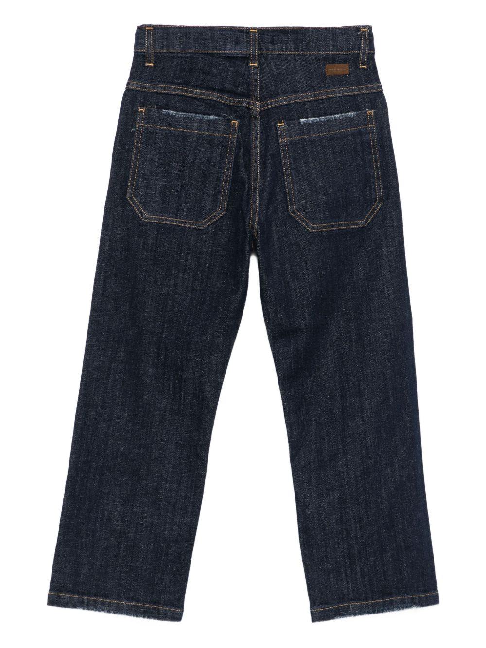 Jeans per bambino Paolo Pecora Kids blu con design cinque tasche - Rubino Kids