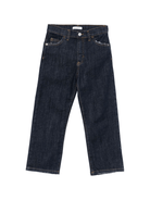 Jeans per bambino Paolo Pecora Kids blu con design cinque tasche - Rubino Kids