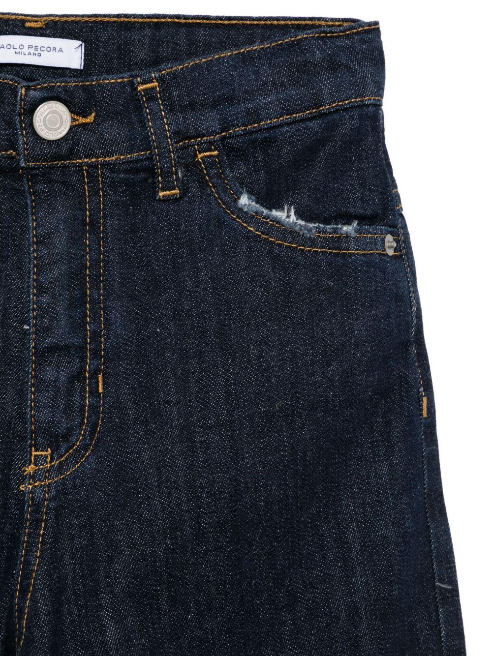 Jeans per bambino Paolo Pecora Kids blu con design cinque tasche - Rubino Kids