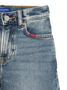 Jeans per bambino Scotch & Soda Kids denim con patta con bottoni - Rubino Kids