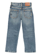 Jeans per bambino Scotch & Soda Kids denim con patta con bottoni - Rubino Kids
