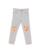 Jeans per bambino Stella McCartney Kids grigio con stampa scoiattolo - Rubino Kids