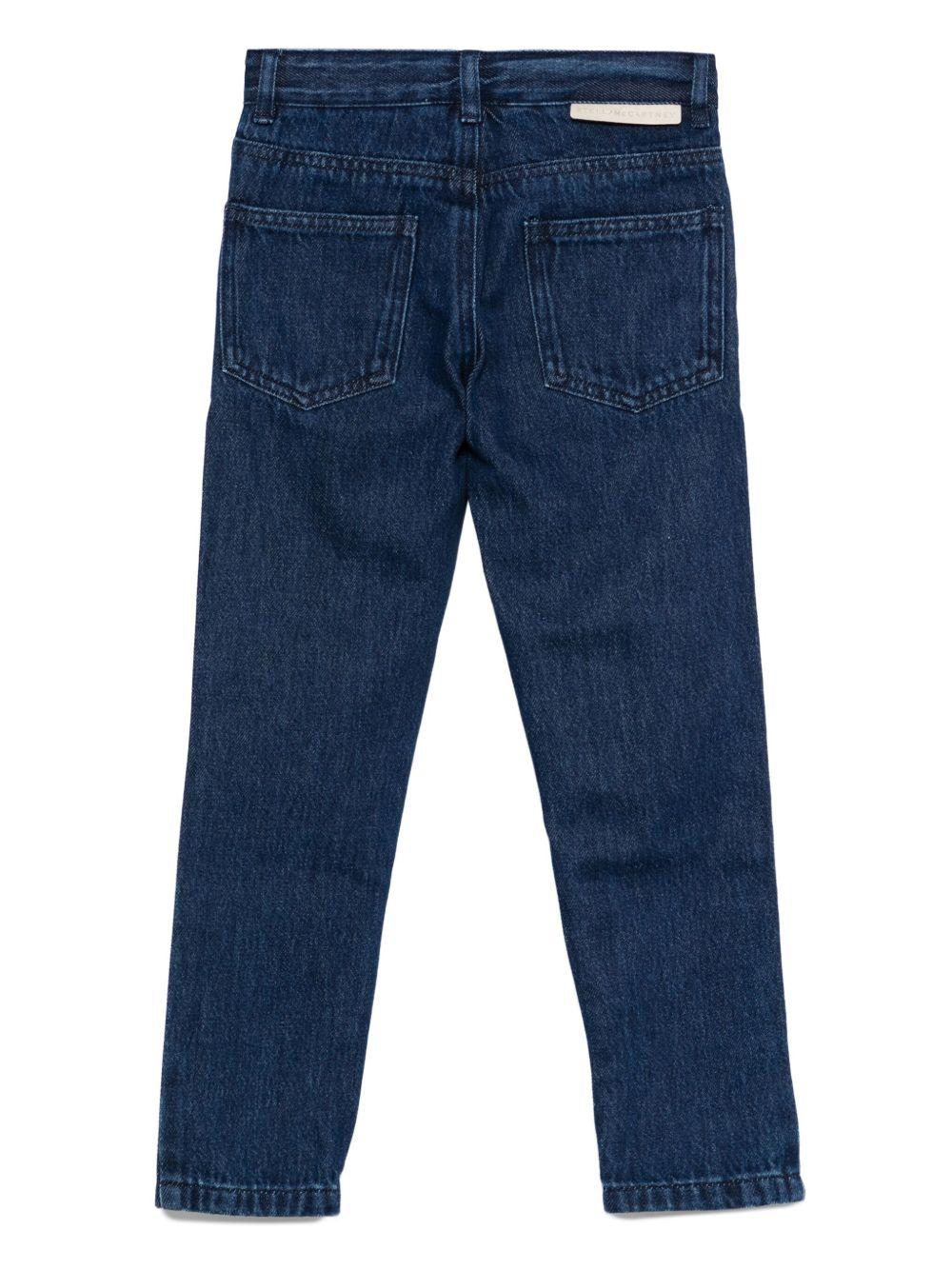 Stella McCartney Kids embroidered denim jeans for girls