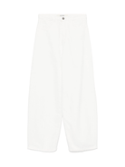 Jeans per donna Rose x Merci Matilda bianco con design a cinque tasche - Rubino Kids