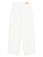 Jeans per donna Rose x Merci Matilda bianco con design a cinque tasche - Rubino Kids