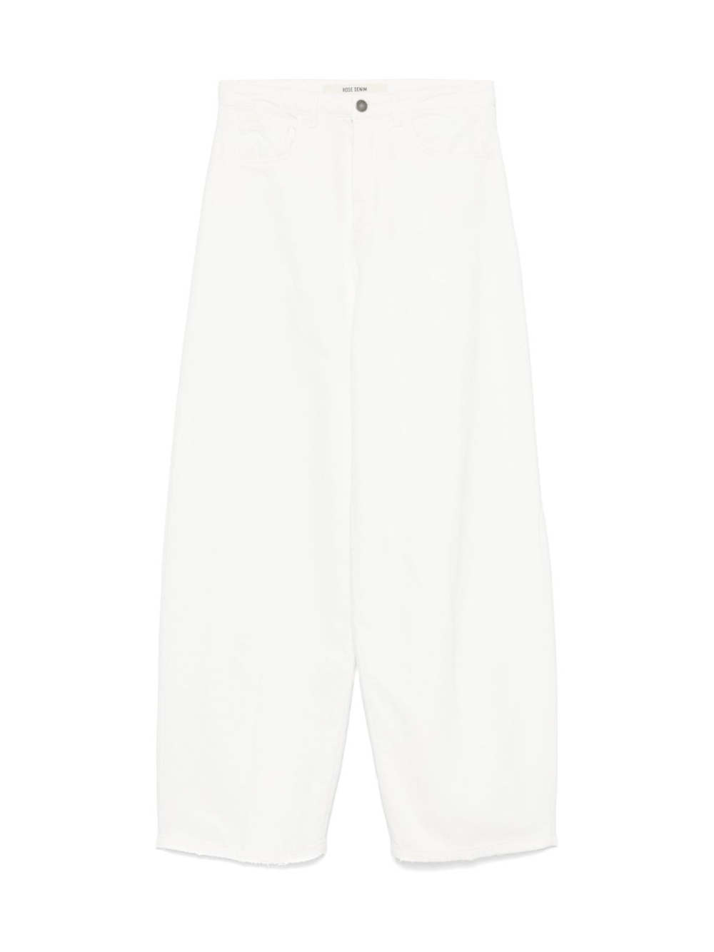 Jeans per donna Rose x Merci Matilda bianco con design a cinque tasche - Rubino Kids