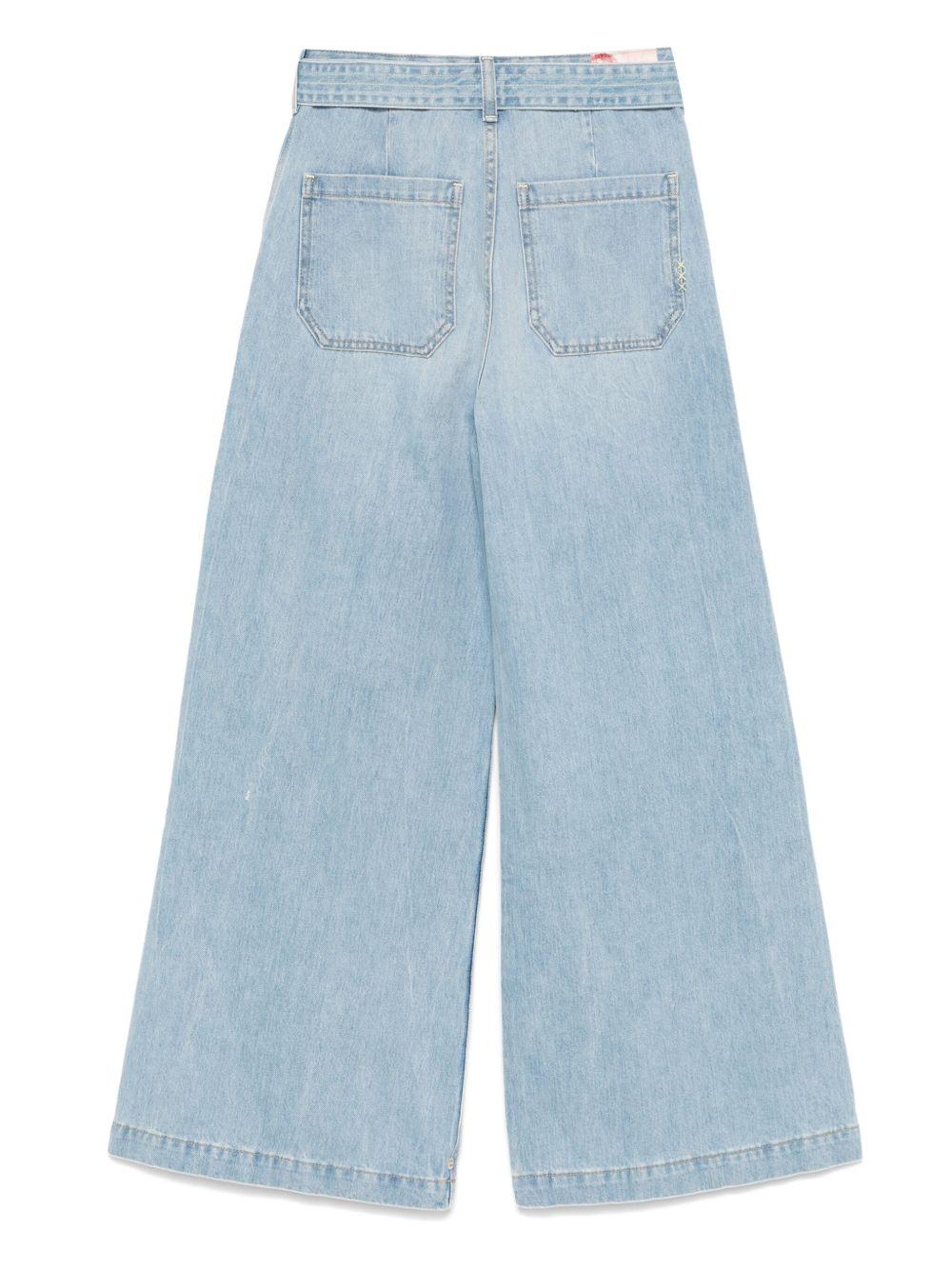 Jeans per donna Scotch & Soda The Wave in denim con cintura rimovibile - Rubino Kids