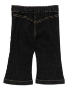 Jeans per neonata Elisabetta Franchi La Mia Bambina in denim con bottoni - Rubino Kids