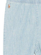 Jeans per neonata POLO RALPH LAUREN KIDS azzurro con ricamo - Rubino Kids