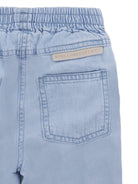 Jeans per neonata Stella McCartney Kids in denim con ruches - Rubino Kids