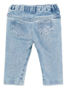 Jeans per neonata Tartine Et Chocolat denim con tasche frontali - Rubino Kids