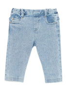 Jeans per neonata Tartine Et Chocolat denim con tasche frontali - Rubino Kids
