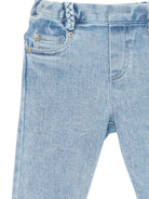 Jeans per neonata Tartine Et Chocolat denim con tasche frontali - Rubino Kids