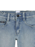 Jeans per neonato BOSS Kids denim con applicazione logo - Rubino Kids