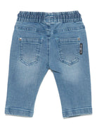 Jeans per neonato John Richmond Junior in denim con stampa - Rubino Kids