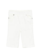 Jeans per neonato Stella McCartney Kids bianchi elasticizzati - Rubino Kids