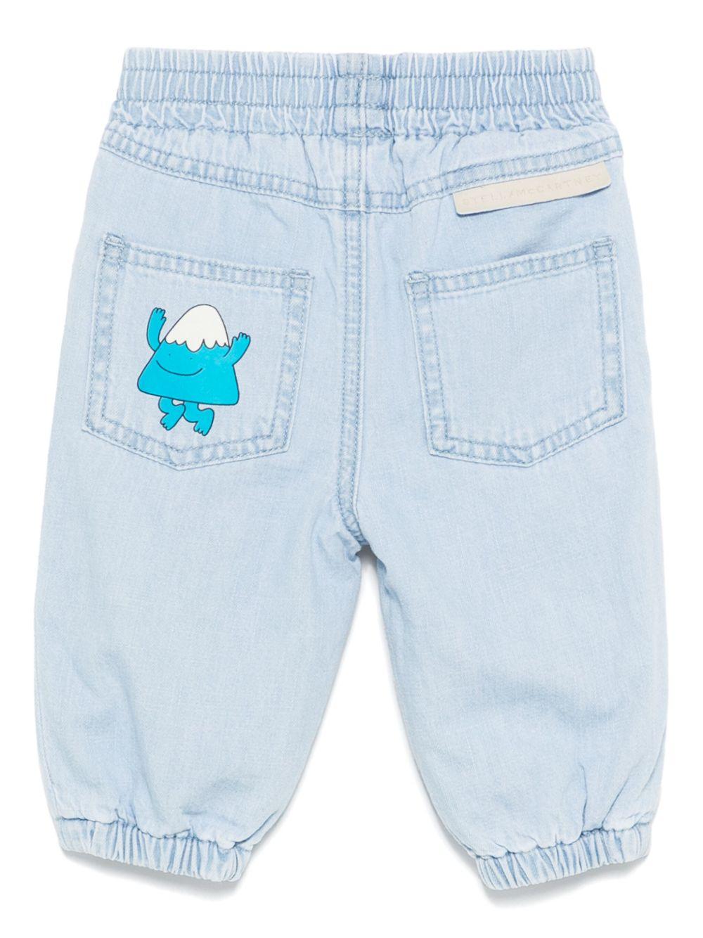 Jeans per neonato Stella McCartney Kids Earth Friends azzurro - Rubino Kids