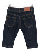 Jeans per neonato Trussardi Junior blu con cuciture a contrasto - Rubino Kids
