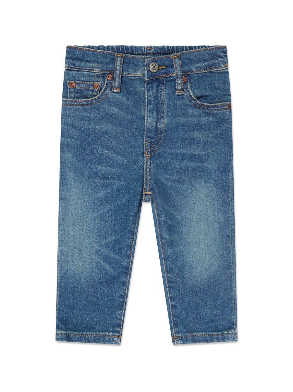 Jeans slim Sullivan per neonato POLO RALPH LAUREN KIDS blu con design classico - Rubino Kids