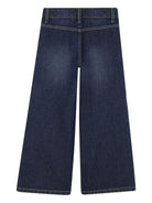 Jeans svasati per bambina Billieblush in denim con strass - Rubino Kids