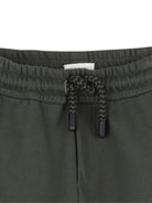 Joggers per bambino Lanvin Enfant verde con orli elasticizzati - Rubino Kids