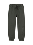 Joggers per bambino Lanvin Enfant verde con orli elasticizzati - Rubino Kids