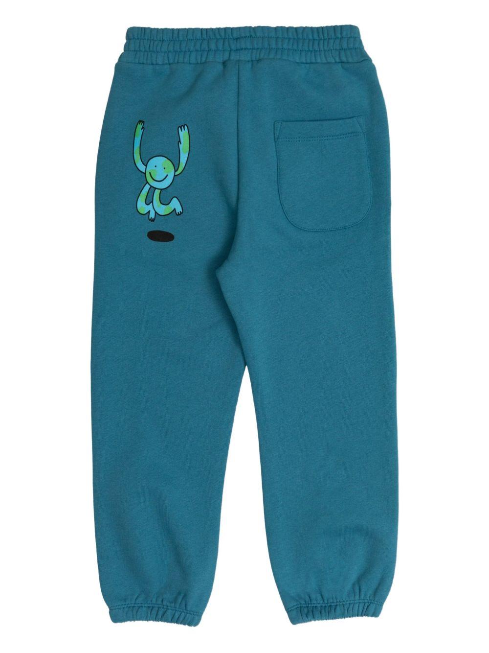 Joggers per bambino Stella McCartney Kids blu in cotone - Rubino Kids