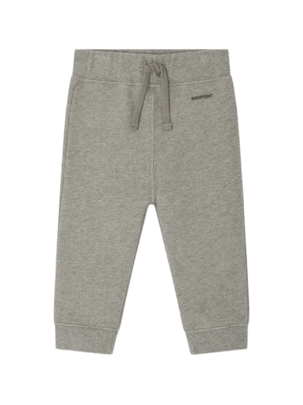 Joggers per neonato Bonpoint Bambo grigio con coulisse - Rubino Kids