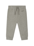 Joggers per neonato Bonpoint Bambo grigio con coulisse - Rubino Kids