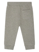 Joggers per neonato Bonpoint Bambo grigio con coulisse - Rubino Kids