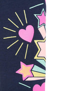 Leggings per bambina Billieblush blu con decorazione sulla gamba - Rubino Kids