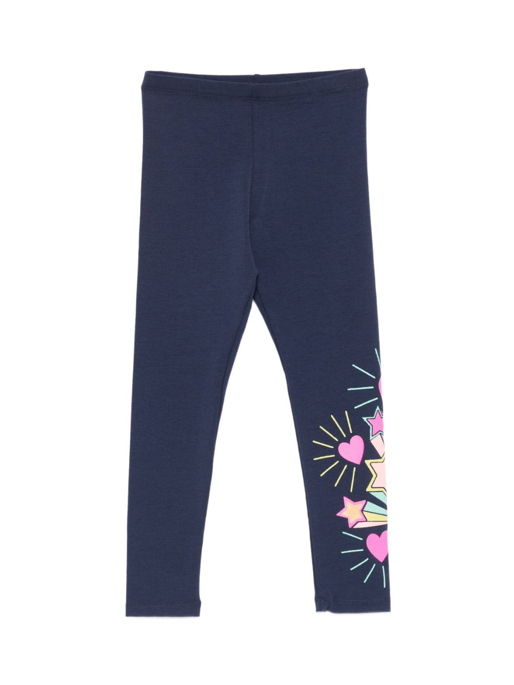 Leggings per bambina Billieblush blu con decorazione sulla gamba - Rubino Kids