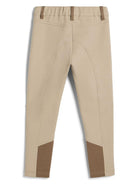 Leggings per bambina Brunello Cucinelli Kids beige con applicazione - Rubino Kids