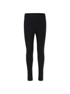 Leggings per bambina Givenchy Kids nero con stampa logo all - over - Rubino Kids