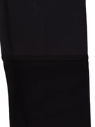 Leggings per bambina Stella McCartney Kids nero con stampa labbra - Rubino Kids