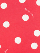 Leggings per neonata Monnalisa rosso a pois in jersey - Rubino Kids