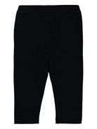 Leggings per neonata Moschino Kids nero con logo teddy - Rubino Kids