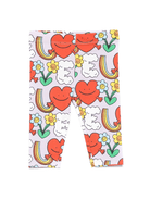 Leggings per neonata Stella McCartney Kids lilla con stampa grafica - Rubino Kids