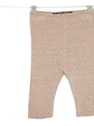 Leggins per neonata Album di Famiglia Kids beige lavorati a maglia - Rubino Kids