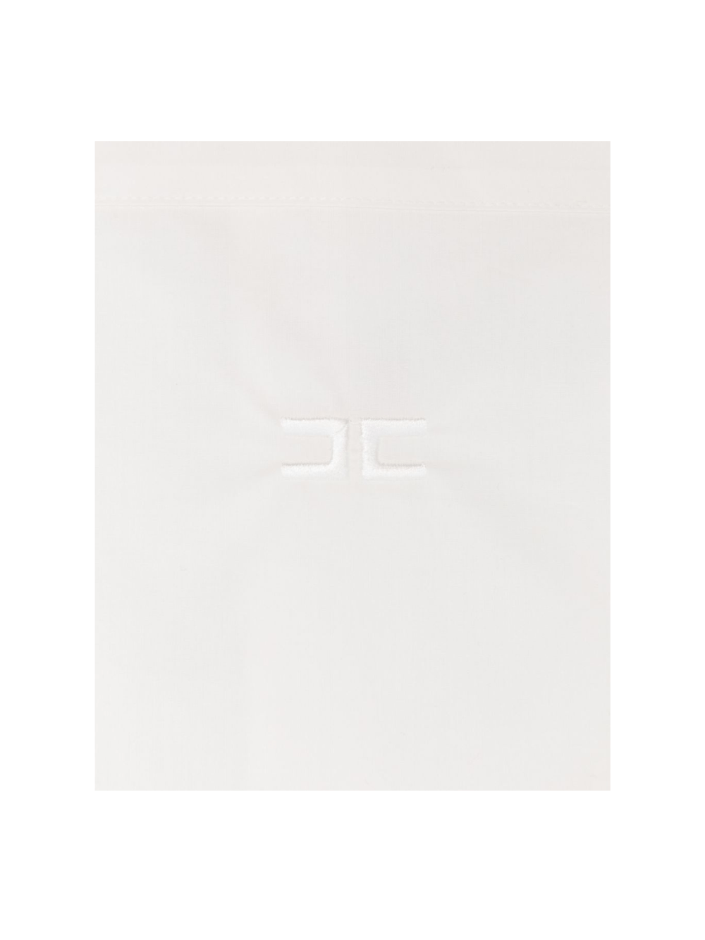 Lenzuola da culla per neonata Elisabetta Franchi La Mia Bambina bianca con logo - Rubino Kids