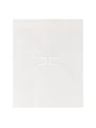 Lenzuola da culla per neonata Elisabetta Franchi La Mia Bambina bianca con logo - Rubino Kids