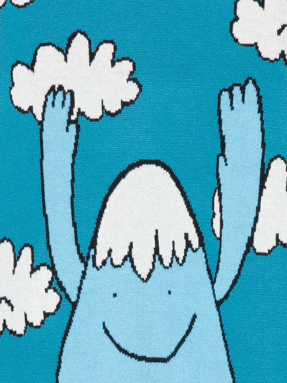 Maglia legggera per bambino Stella McCartney Kids multicolore con stampa grafica - Rubino Kids