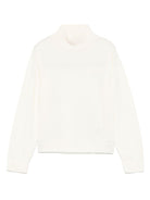 Maglia per bambina Fendi Kids bianco con collo alto - Rubino Kids