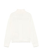 Maglia per bambina Fendi Kids bianco con collo alto - Rubino Kids