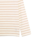 Maglia per bambino Eleventy Kids beige con motivo a righe - Rubino Kids