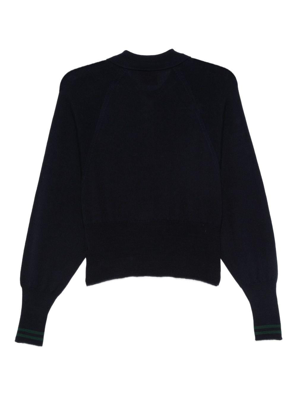 Maglia per donna Merci blu con colletto stile polo - Rubino Kids