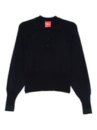 Maglia per donna Merci blu con colletto stile polo - Rubino Kids