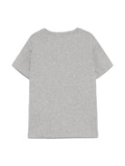 Maglietta con logo Versace per bambino Versace Kids grigio con girocollo - Rubino Kids