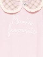 Maglione Alba per bambina MC2 Saint Barth Kids rosa con colletto ampio alla Peter Pan - Rubino Kids